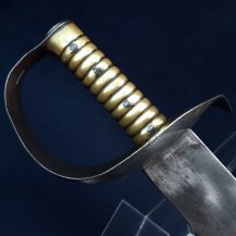 British c1889 Lead Cutter Cutlass for Sword Exercise, with Brass Grip 1